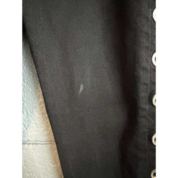 Women's Versus Versace Pantalone Donna Jeans Lace IP size 25 Goth Y2K Grunge - Picture 8 of 9